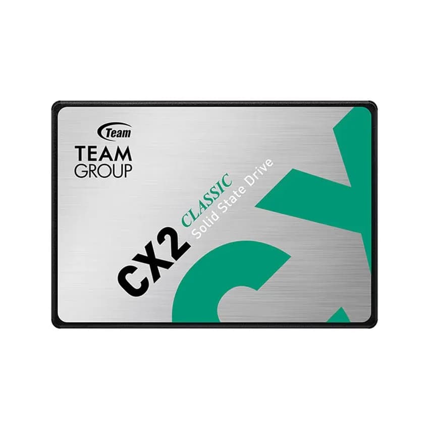Ổ Cứng SSD TeamGroup CX2 512GB 2.5 inch SATA III (Đọc 530MB/s - Ghi 470MB/s) - (T253X6512G0C101)